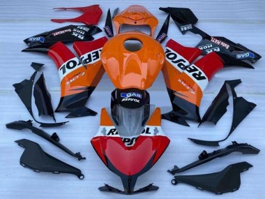 Carena Moto Honda CBR1000RR 2012-2016 - Arancia Bianco Rosso Nero Lucido Repsol Fabbrica