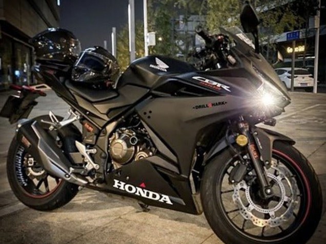 Carene Moto Honda CBR500R 2022-2023 - Nero Opaco Bianco Rosso