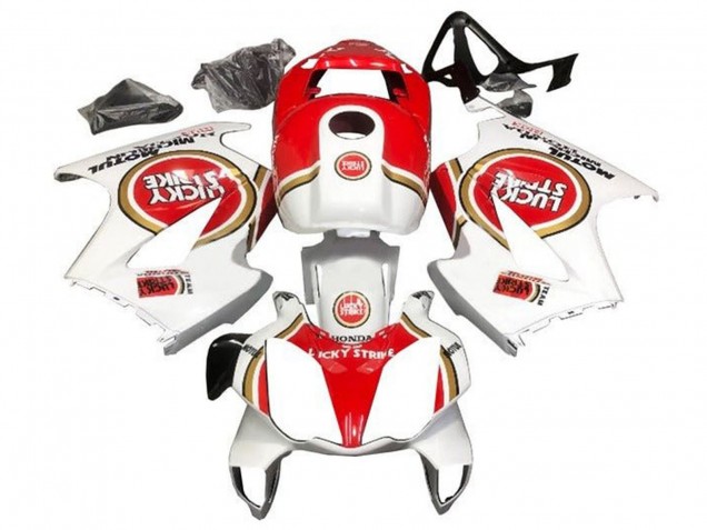 Carena Moto Honda VFR 800 2002-2013 - Bianco Rosso Lucky Strike