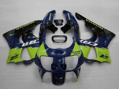 Carena Moto Honda CBR900RR 893 1994-1995 - Blu Verde Nero Lucido Fabbrica