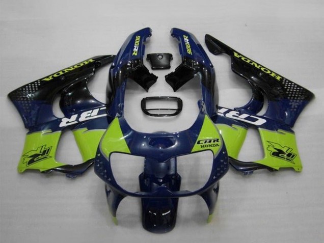 Carena Moto Honda CBR900RR 893 1994-1995 - Blu Verde Nero Lucido