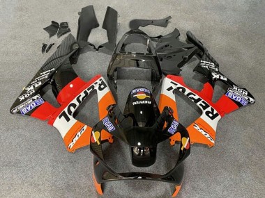 Carena Moto Honda CBR900RR 929 2000-2001 - Arancia Bianco Rosso Nero Lucido Repsol Fabbrica
