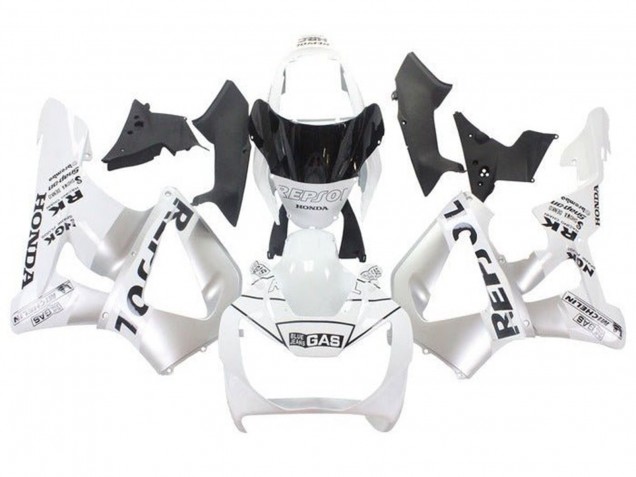 Carena Moto Honda CBR900RR 929 2000-2001 - Bianco Argento Repsol