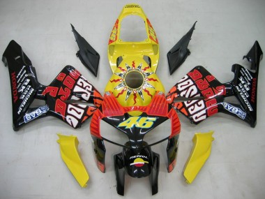 Carena Moto Honda CBR600RR 2005-2006 - Nero Giallo Rossi Fabbrica