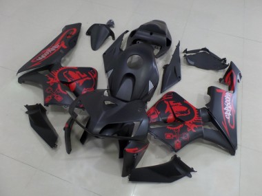 Carena Moto Honda CBR600RR 2005-2006 - Nero Opaco Rosso Opaco Gear Fabbrica