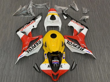 Carena Moto Honda CBR600RR 2007-2008 - Giallo Bianco Rosso Nero Lucido Repsol HRC Fabbrica