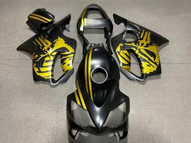 Carena Moto Honda CBR600 F4i 2001-2003 - Oro Nero Opaco Cranio Fabbrica