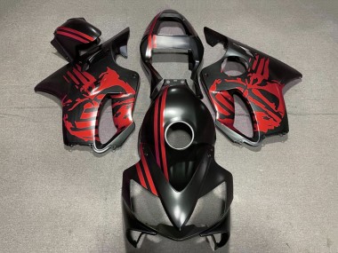 Carena Moto Honda CBR600 F4i 2001-2003 - Rosso Nero Opaco Cranio Fabbrica