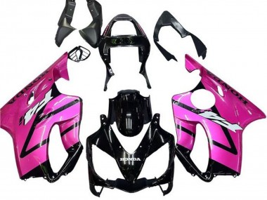 Carena Moto Honda CBR600 F4i 2001-2003 - Rosa Nero Lucido Banda Fabbrica