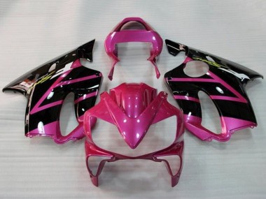 Carena Moto Honda CBR600 F4i 2001-2003 - Rosa Nero Lucido Banda Fabbrica