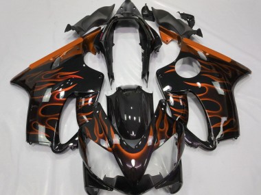 Carena Moto Honda CBR600 F4i 2004-2007 - Nero Lucido Arancia Fiamma Fabbrica