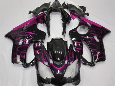 Carena Moto Honda CBR600 F4i 2004-2007 - Nero Lucido Rosa Fiamma Fabbrica