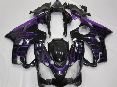 Carena Moto Honda CBR600 F4i 2004-2007 - Nero Lucido Viola Fiamma Fabbrica