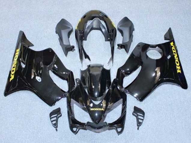 Carena Moto Honda CBR600 F4i 2004-2007 - Nero Lucido Oro Decals