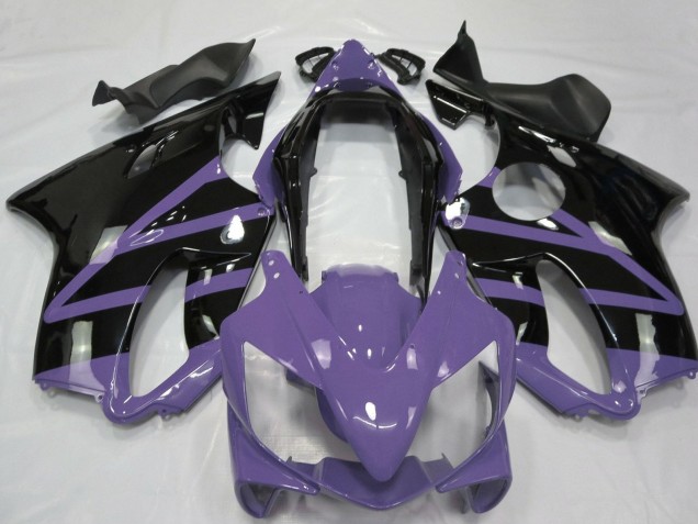 Carena Moto Honda CBR600 F4i 2004-2007 - Viola Chiaro Nero Lucido