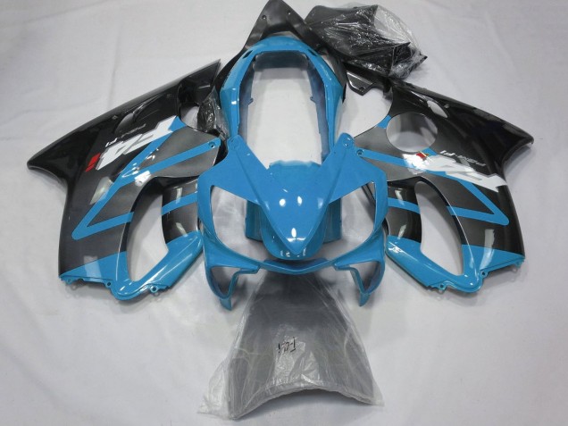 Carena Moto Honda CBR600 F4i 2004-2007 - Azzurro Chiaro Grigio Nero Lucido