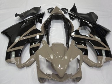 Carena Moto Honda CBR600 F4i 2004-2007 - Taupe Marrone Nero Lucido Fabbrica