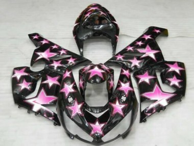 Carena Moto Kawasaki ZX6R 2005-2006 - Nero Rosa Stella Fabbrica