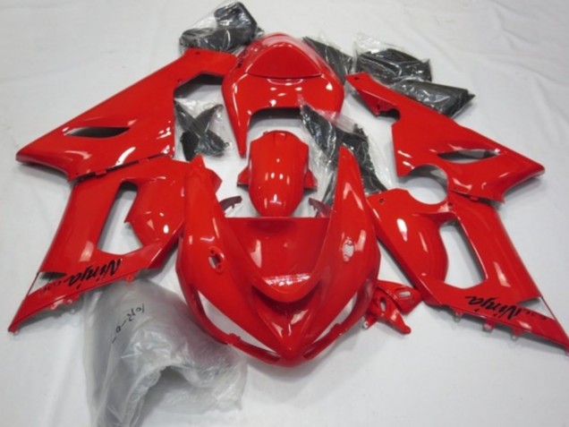Carena Moto Kawasaki ZX6R 2005-2006 - Rosso