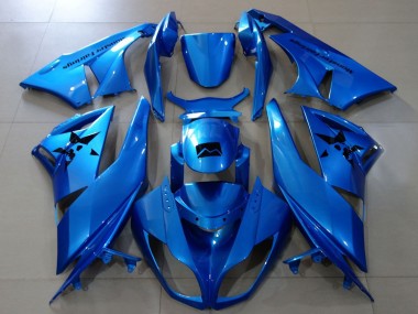 Carena Moto Kawasaki ZX6R 2007-2008 - Metallico Blu Fabbrica
