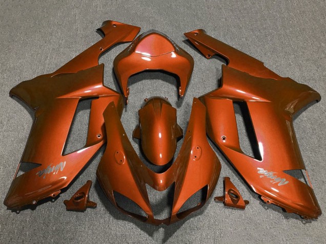 Carena Moto Kawasaki ZX6R 2007-2008 - Arancia