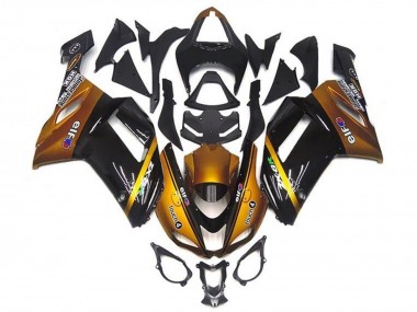 Carena Moto Kawasaki ZX6R 2007-2008 - Oro Nero Elf Fabbrica