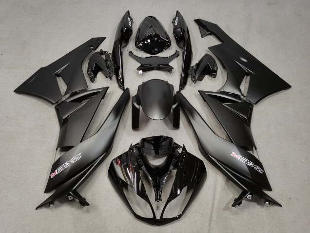 Carena Moto Kawasaki ZX6R 2009-2012 - Nero Opaco Nero Lucido Bianco Rosso