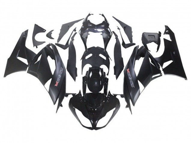 Kit Carena Moto Kawasaki ZX6R 2009-2012 - Nero Lucido Nero Opaco
