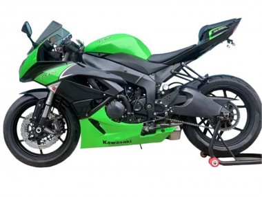 Carena Moto Kawasaki ZX6R 2009-2012 - Verde Nero Opaco Fabbrica