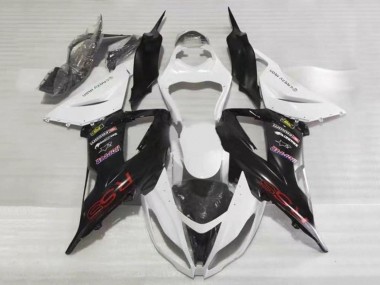 Carena Moto Kawasaki ZX6R 2013-2018 - Bianco Nero Rosso RSS Fabbrica