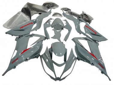 Carena Moto Kawasaki ZX6R 2013-2018 - Nardo Grigio Rosso Fabbrica