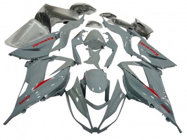 Carena Moto Kawasaki ZX6R 2013-2018 - Nardo Grigio Rosso