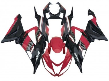 Carena Moto Kawasaki ZX6R 2013-2018 - Rosso Nero Bianco Fabbrica