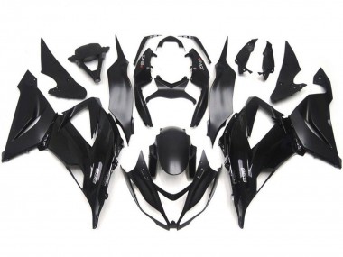 Kit Carena Moto Kawasaki ZX6R 2013-2018 - Nero Lucido Nero Opaco Fabbrica