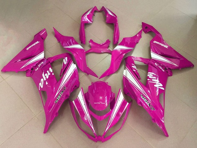 Carena Moto Kawasaki ZX6R 2013-2018 - Rosa Bianco