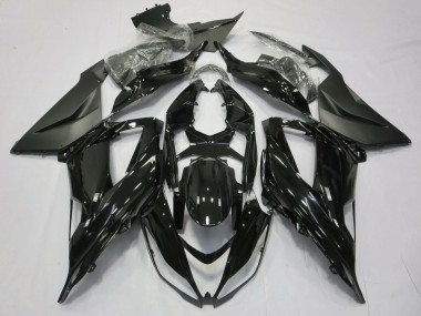 Carena Moto Kawasaki ZX6R 2013-2018 - Nero Lucido Nero Opaco Fabbrica