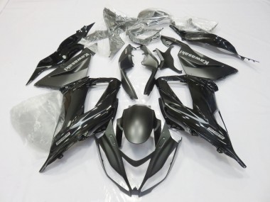 Carena Moto Kawasaki ZX6R 2013-2018 - Nero Lucido Nero Opaco Fabbrica