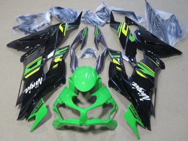 Carena Moto Kawasaki ZX6R 2019-2022 - Verde Giallo Nero Lucido Fabbrica