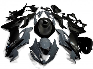 Carena Moto Kawasaki ZX6R 2019-2022 - Nero Opaco Nardo Grigio Fabbrica