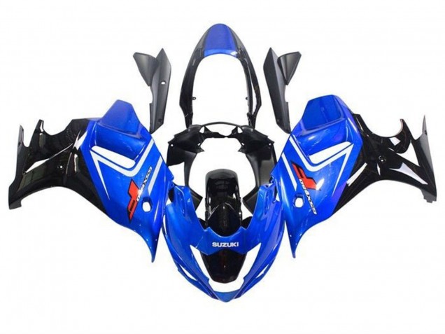 Carena Moto Suzuki GSX650F 2008-2013 - Blu Bianco Nero Lucido