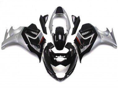 Carena Moto Suzuki GSX650F 2008-2013 - Nero Lucido Argento Fabbrica