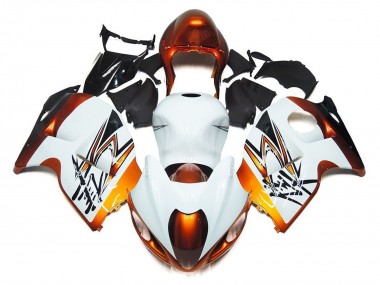 Carena Moto Suzuki GSXR1000 1996-2007 - Bianco Arancia Nero Fabbrica