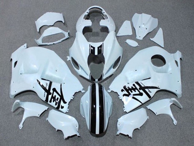 Carena Moto Suzuki GSXR1000 1996-2007 - Bianco Nero Banda