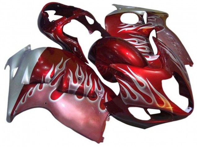 Carena Moto Suzuki GSXR1000 1996-2007 - Rosso Argento Fiamma