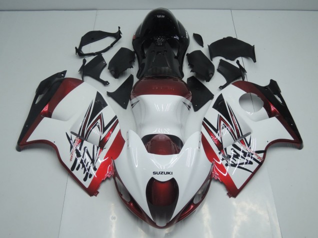 Carena Moto Suzuki GSXR1000 1996-2007 - Bianco Caramella Rosso Nero