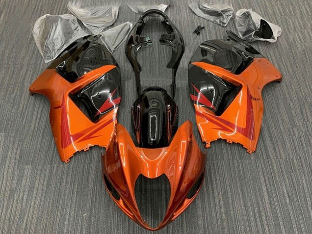 Carena Moto Suzuki GSXR1000 1996-2007 - Arancia Nero Rosso