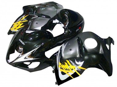 Carena Moto Suzuki GSXR1000 1996-2007 - Nero Lucido Argento Giallo Fabbrica