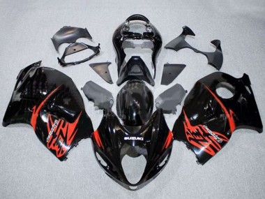 Carena Moto Suzuki GSXR1000 1996-2007 - Nero Lucido Rosso Fabbrica
