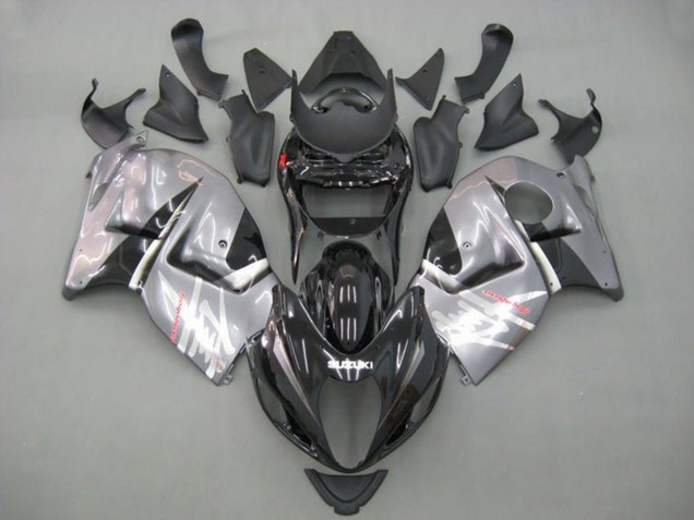 Carena Moto Suzuki GSXR1000 1996-2007 - Nero Grigio Argento
