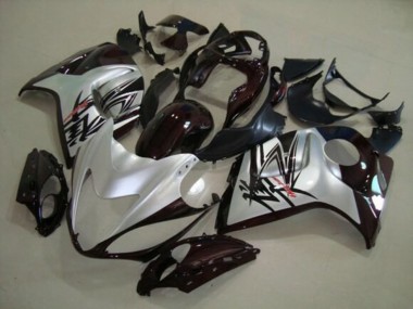 Carene Moto Suzuki GSXR 1300 Hayabusa 2008-2020 - Argento Nero Fabbrica